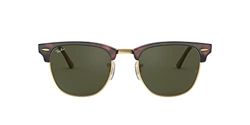 RAY BAN CLUBMASTER НЕПОЛЯРИЗОВАННЫЙ - ЧЕРЕПАХА НА ЗОЛОТЕ И ЗЕЛЕНЫЙ G-15 - РАЗМЕР 51 29690₽
