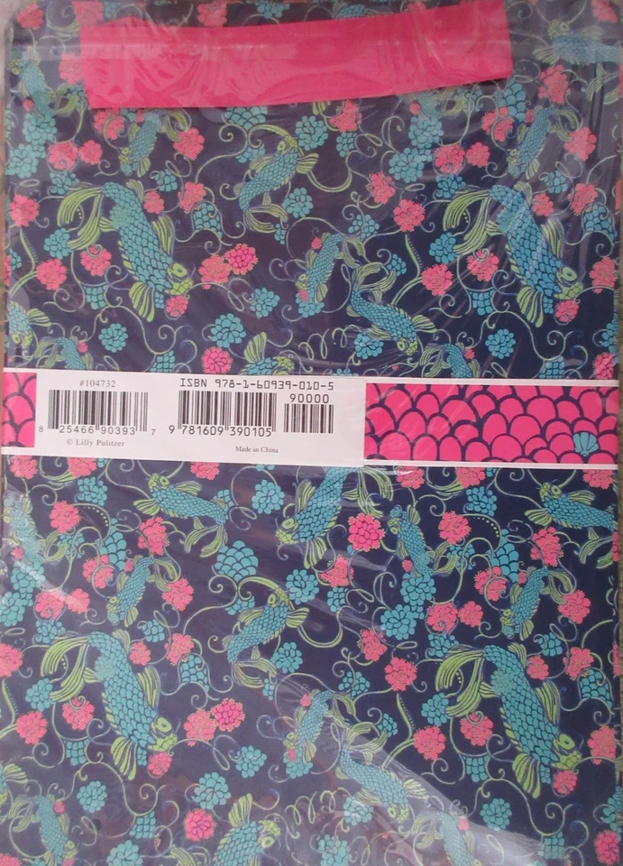 New Lilly Pulitzer Magnetic Personality Board 6 Magnets 18x12 Don’t Be Koi - Image 2 of 2