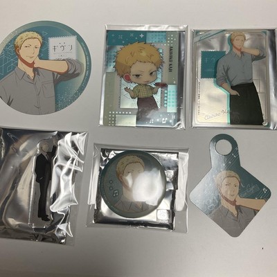 Given To The Sea Sweet Paradise Collaboration Cafe Akihiko Set Coaster Badge Car