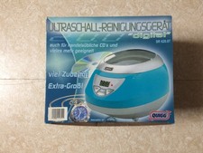 Quigg Ultraschall Reinigungsgerät Digital Timer für Brille Schmuck CD.  Neu /OVP