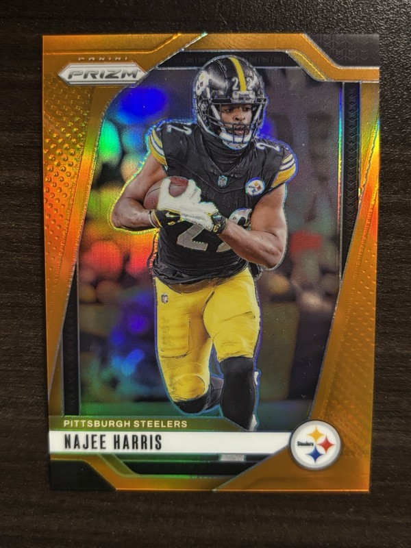 NAJEE HARRIS 2024 PRIZM ORANGE #241 STEELERS /249
