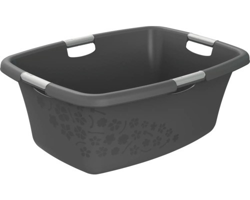 WäSchewanne Rotho Flowers 50 L Anthrazit Matt 1756808853WS-image