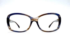 New Michael Kors Brown Rose Gold Rectangular Glasses Claremont M2745S 57 16 125