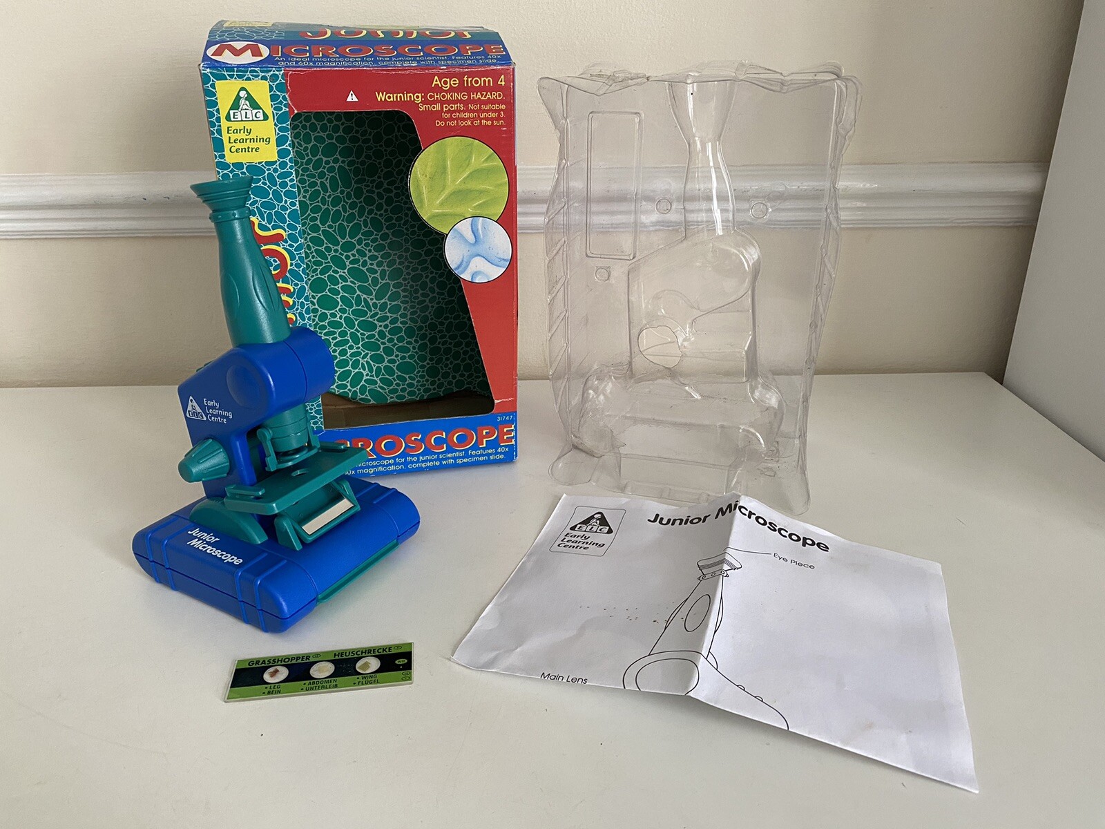Vintage ELC Early Learning Centre Boxed Microscope Age 4+