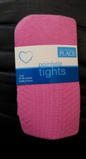 Children's Place PINK Pointelle Tights Girl's 12-24 Months or 24-36 Months NWT
