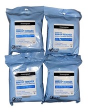 Lot Of 4 Neutrogena Makeup Remover Cleansing Wipes Fragrance Free, 21 Ct