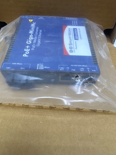Convertisseur multimédia Advantech B+B SMARTWORK Mini PoE+ Giga MiniMC LFPT TX/SFP - Photo 4/5