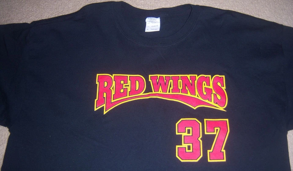 AUTÉNTICA Rara CAMISA JERSEY NEGRA FRANCISCO LIRIANO Rochester Red Wings XL Gemelos Foto 3 de 3
