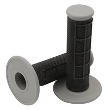 Dual Compound MX Grips Black/Grey-Tusk