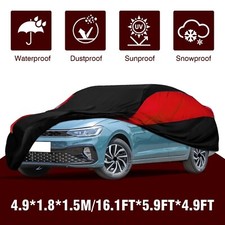 Outdoor Full Car Cover Fit For Subaru All-weather Protection Snow Uv Resistant