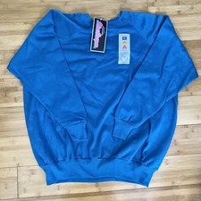 Vintage Lady MacGregor Sweatshirt XXXL / 3XL  Blue Blank Made in the USA NWT