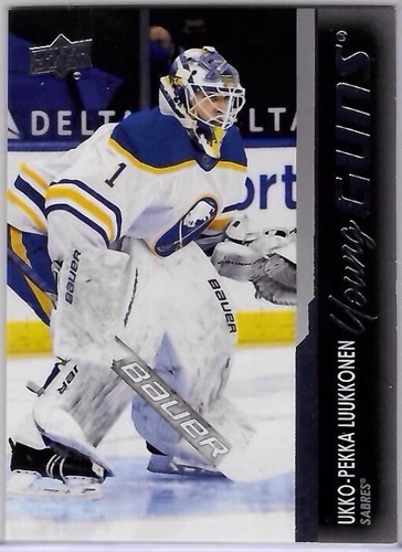 Ukko-Pekka Luukkonen 2021-22 Upper Deck Series 1 Young Guns #202 Rookie Card RC