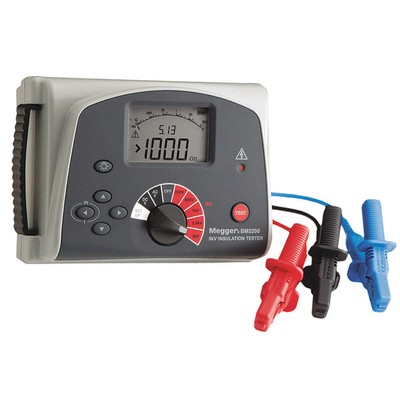 MEGGER BM5200 Megohmmeter, 250 to 5000V DC, LED 36MG30