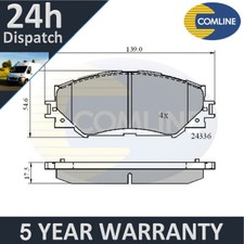Fits Toyota Auris RAV4 Yaris + Other Models Comline Front Brake Pads Set