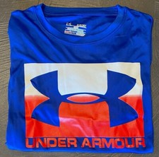 UA Under Armour Men's Logo Tee Top Athletic Muscle Gym Shirt New With Tags