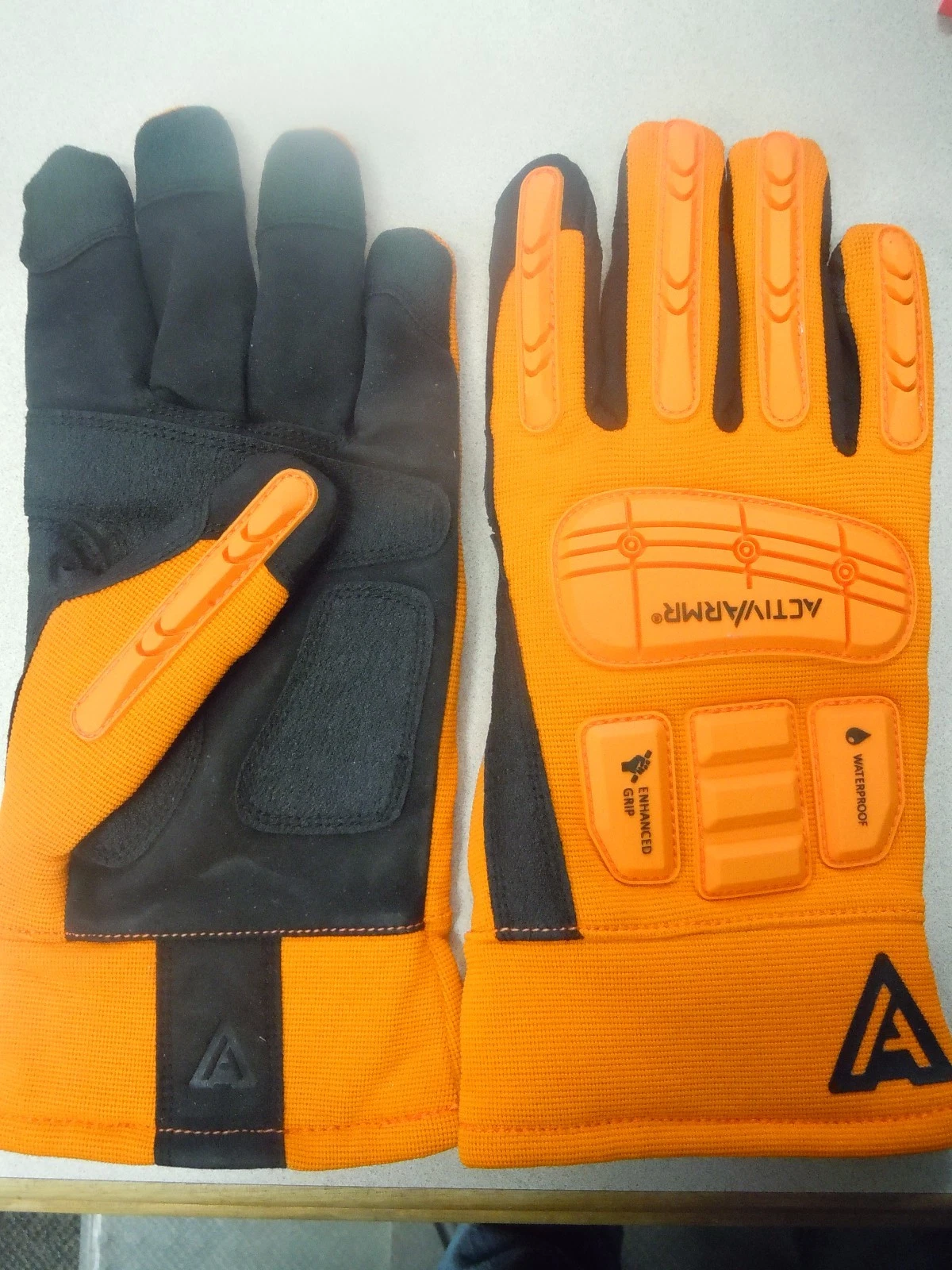 Ansell 97-210 ActivArmr Work Rigger Gloves Impact Protection Waterproof size 11