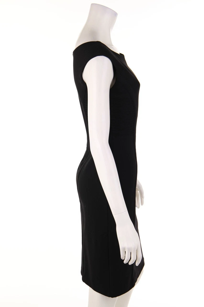 VERSACE COLLEZIONE Pin tucks Abito in guaina I 42 = D 36 nero