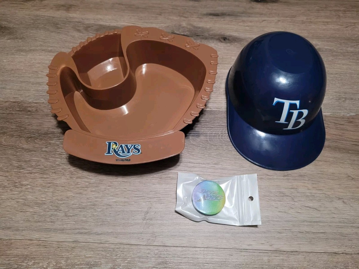 Tampa Bay Rays Catcher's Mitt Plate, Helmet Bowl, and Phone Holder