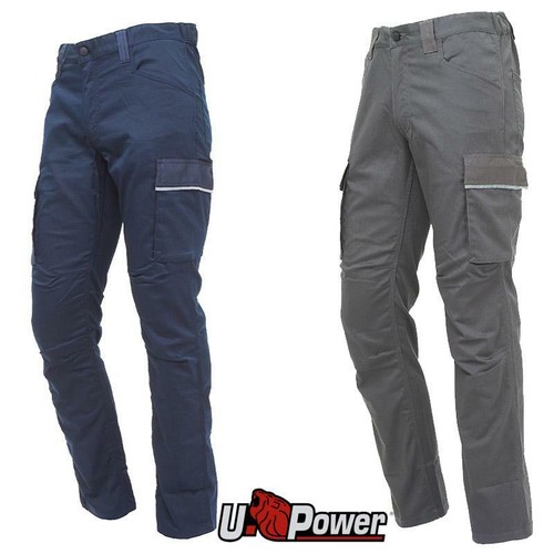 Pantalone da lavoro uomo U-Power Crazy multitasche per magazzinieri  muratori | eBay
