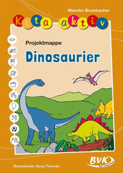 Thumbnail - Kita Aktiv Projektmappe Dinosaurier | Mareike Brombacher | Deutsch |