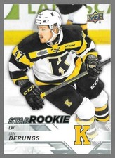 2018-19 Ian Derungs Upper Deck CHL Star Rookie - Kingston Frontenacs