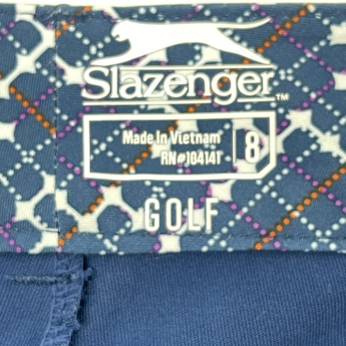 Slazenger Golf Skort Shorts Under Skirt Activewear Size 8 Blue Pickleball Tennis - Picture 7 of 9