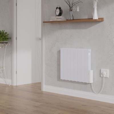 Oil Filled Radiator WiFi Electric Heater Portable Wall Mounted Thermostat  1500W UK