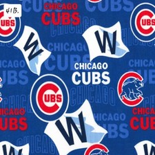 Sports Cotton Fabric by the yard- Baseball Teams