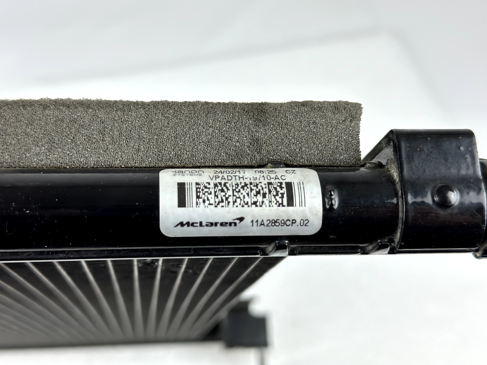 Mclaren 570s Left AC Air Conditioning Condenser  11A2859CP used