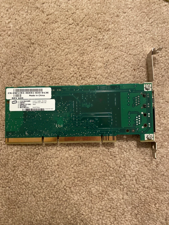 D33025 Dell Intel PRO/1000 MT PCI-X Gigabyte Server Adapter C47159-003 - Image 3 of 4