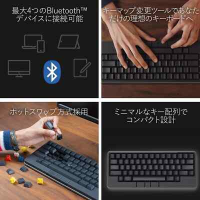 Clavier HHKB PFU, HYBRIDE professionnel Type-S, sans