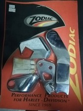 Kit Pedane Passeggero Cromato per Harley Dyna Glide dal 1991 Zodiac