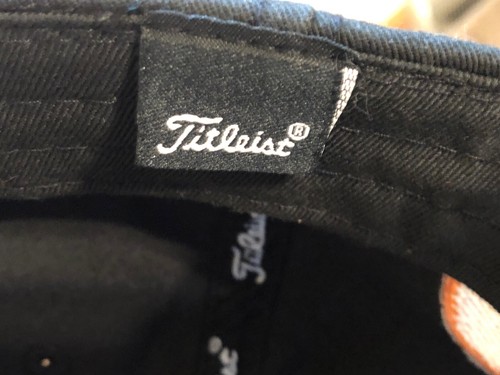 Titleist Cappello da golf nero primaverile Brook ricamato elasticizzato vestibilità M/L - Foto 6 di 6