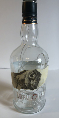 Buffalo Trace Bourbon Whisky Bottle (Empty)- String Light Bourbon Bottle Lamp