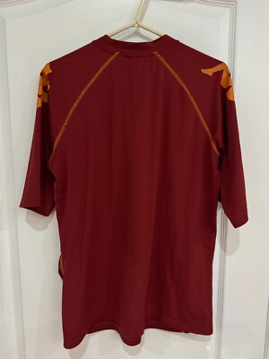 AS ROMA KAPPA KOMBAT TRAINING JERSEY 2008 VERY RARE GENOVA INT