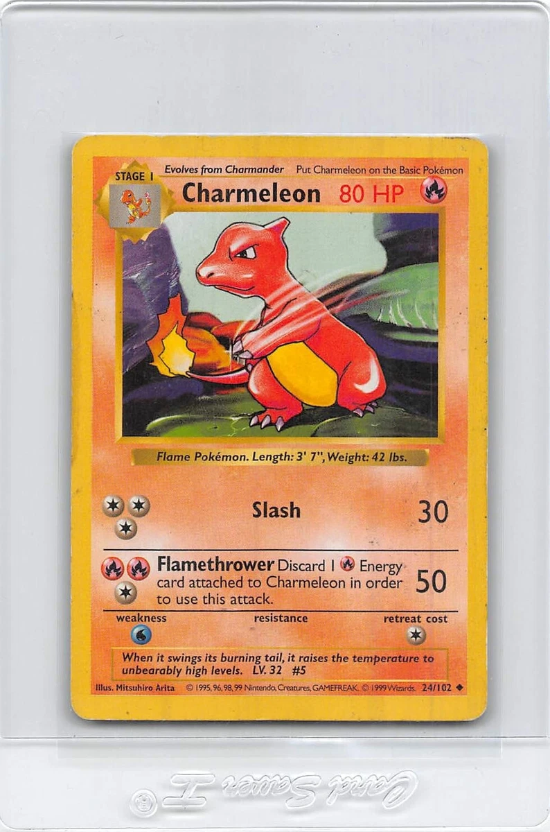 Charmeleon Pokmon TCG Rare Base Set Individual Collectible Card Game Cards for sale | eBay Charmeleon Pokmon TCG Rare Base Set Individual Collectible Card Game Cards for sale | eBay