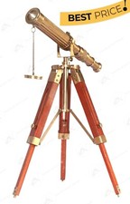 Antique Brass Nautical Telescope with Tripod Stand Home/Office Decor  Gift