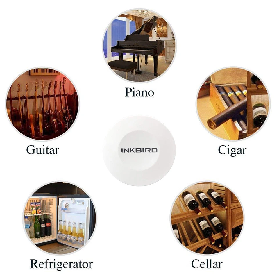 Inkbird Bluetooth Temperatur Feuchtigkeit Data Logger Record Sonde Probe CF APP - Bild 2 von 4