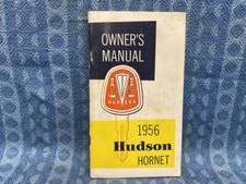 1956 Hudson Hornet Original Owners Manual Operators Manual 1956 Hudson Hornet Original Owners Manual Operators Manual
