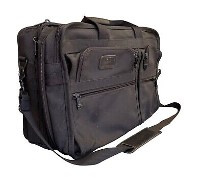 Tumi Alpha 2621D3 Large Nylon Leather Organizer Laptop Brief Tumi Alpha 2621D3 Large Nylon Leather Organizer Laptop Brief