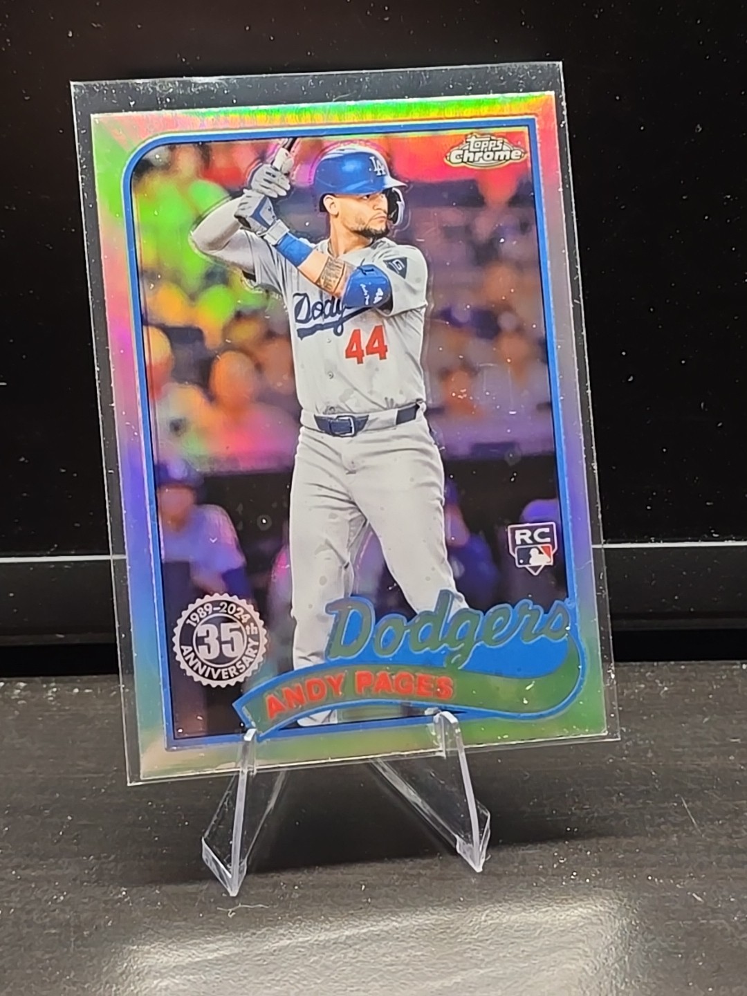 2024 Topps Chrome Update - 1989 Topps Baseball Andy Pages #89CU-8 (RC)