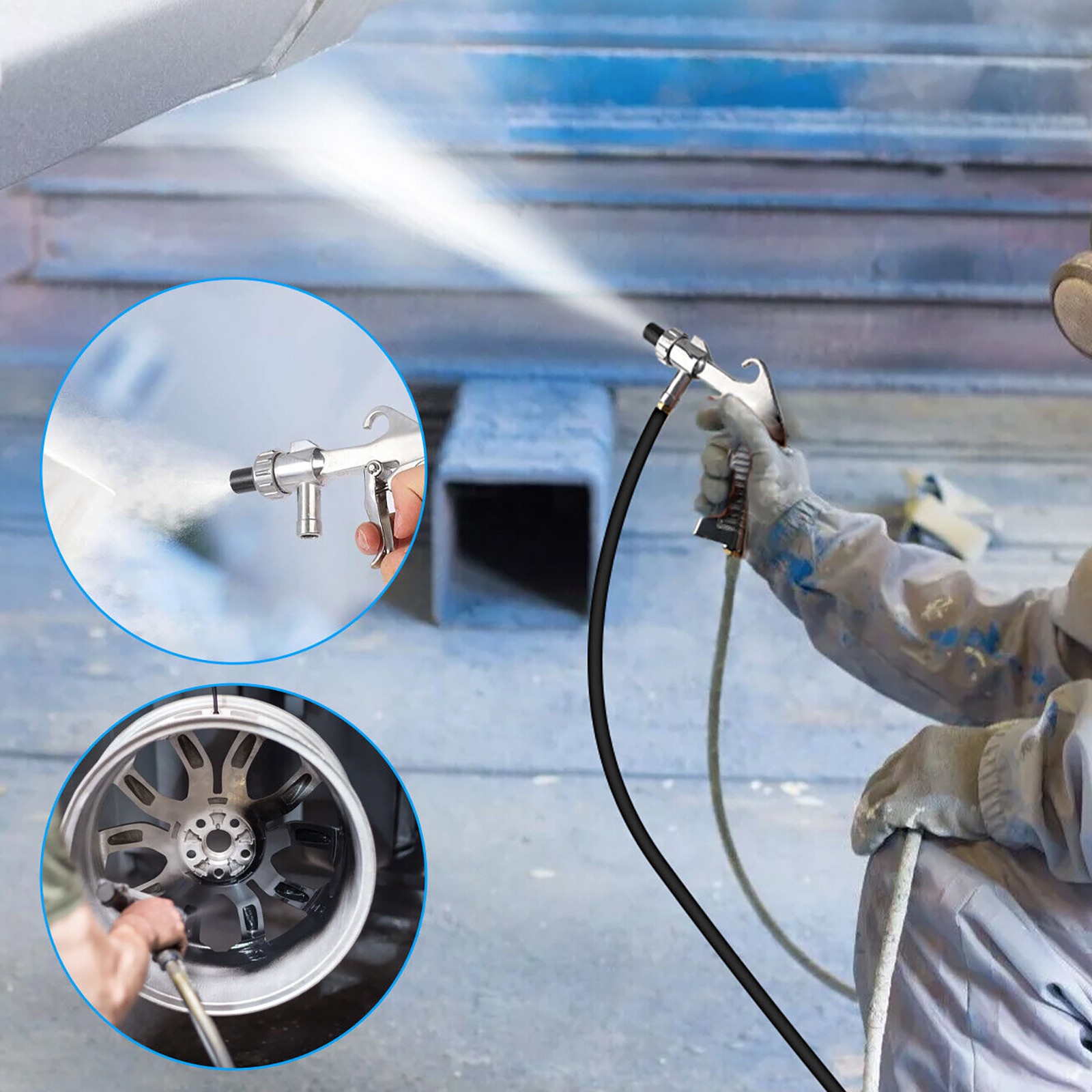 Sandblaster Gun Air Sand Blasting Ceramic Nozzles Set For Sandblaster Cabinet