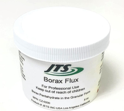 Borax 1/2 Pound Container Melting Flux 8 Oz. to Glaze Crucible Dishes for Gold S