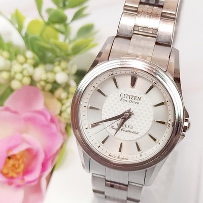 Citizen Exceed H331-T011411 Women Radio Controlled Solar Titanium Wristwatch