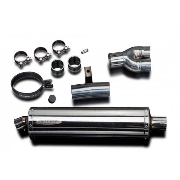 Échappement inox 450mm pour Honda 650 NTV