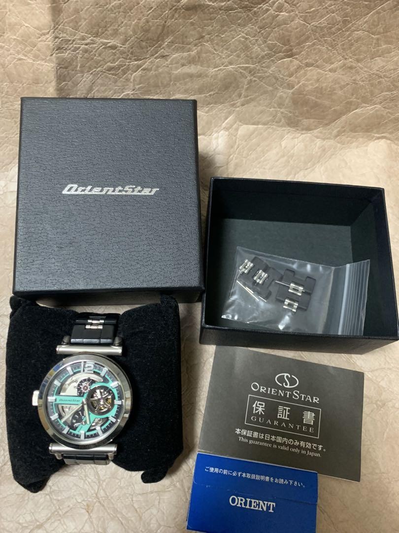 Orient Star Automatic Skeleton Watch Retro Future Road Bike Model