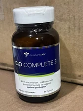 Gundry MD Bio Complete 3 Supplement 60 Capsules Optimal Gut Health MFG: 03/2024