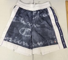 VTG Champion Life Women's LARGE Mesh Notch Shorts ML945TGB Zipper Unisex