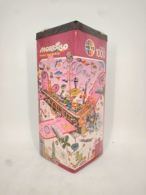 New Heye, Mordillo, Fasten Seat Belt, 1000 Piece Puzzle, 1990