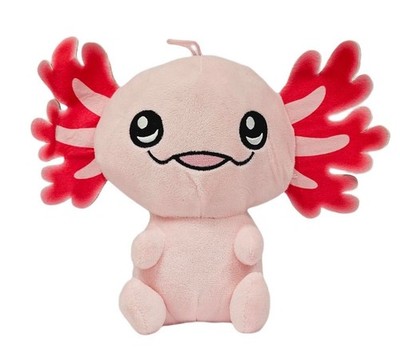 Axolotl Echse Molch Plüsch Plüsch 18cm pink Kuscheltier Plüschtier Stofftier